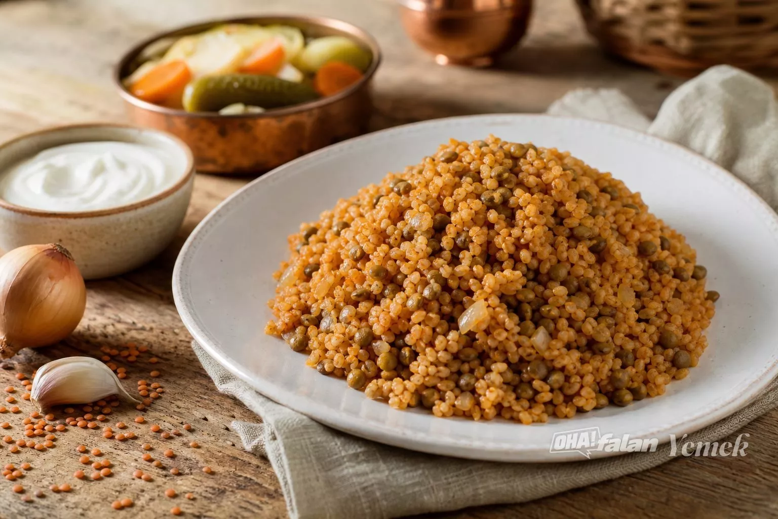 Mercimekli Bulgur Pilavı