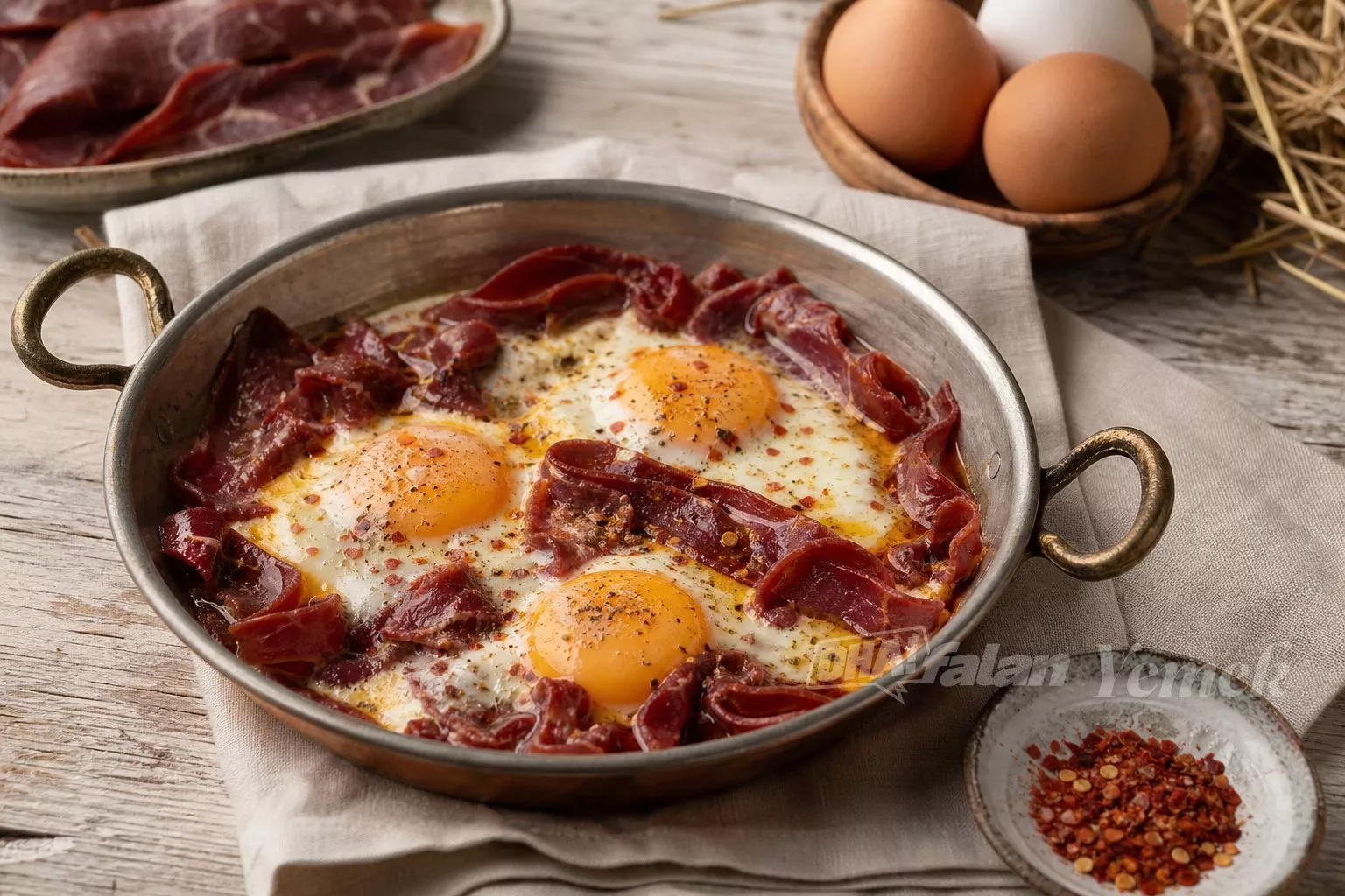Pastırmalı Yumurta