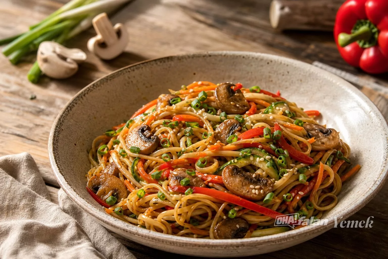 Sebzeli Noodle