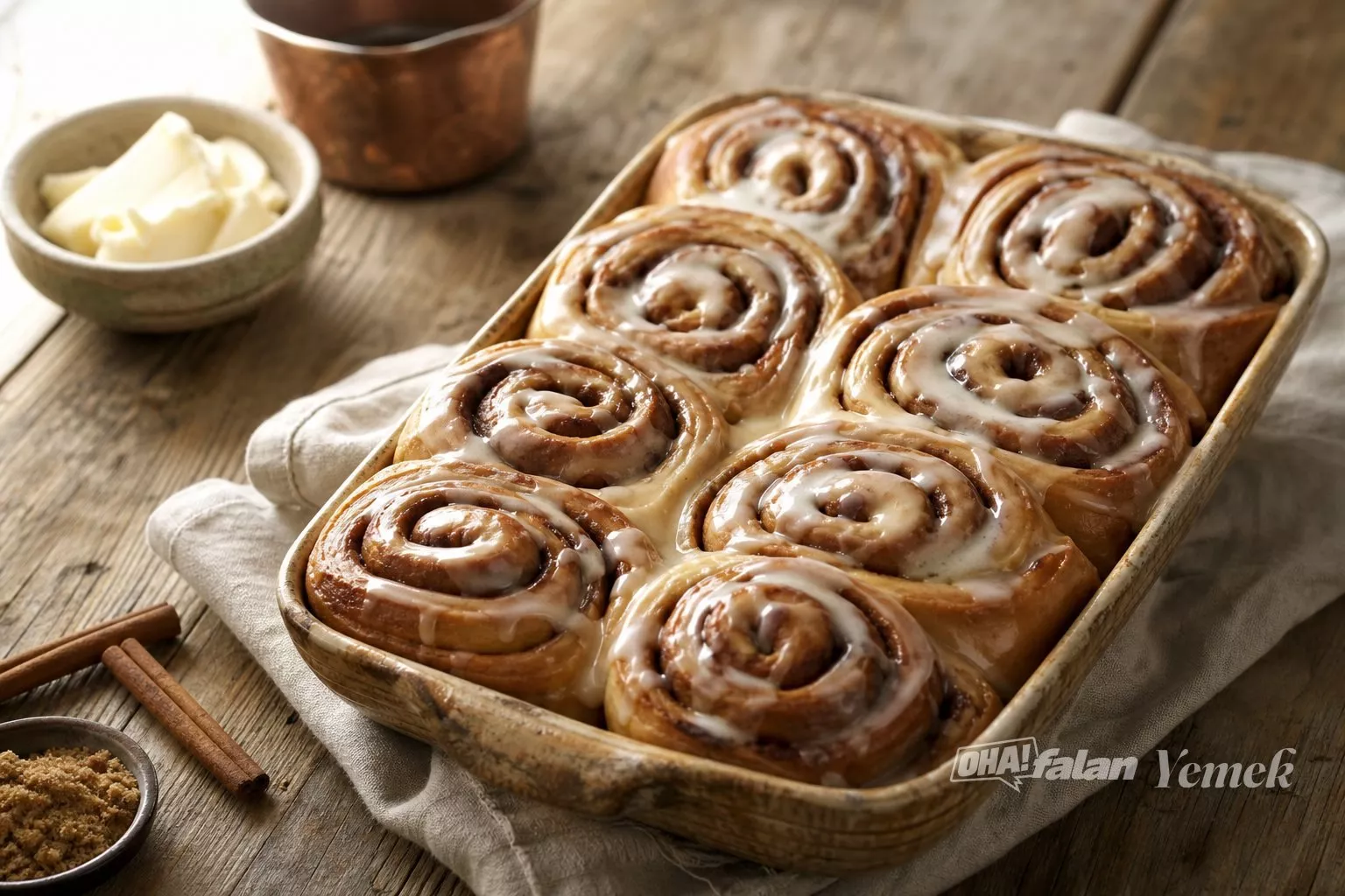 Tarçınlı Rulo (Cinnamon Roll)