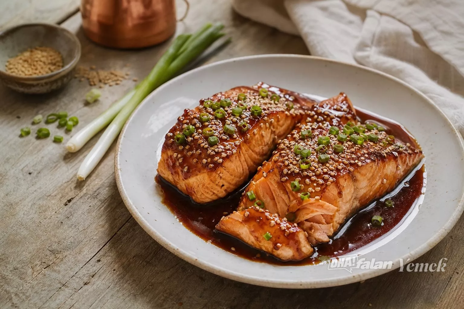 Teriyaki Soslu Somon