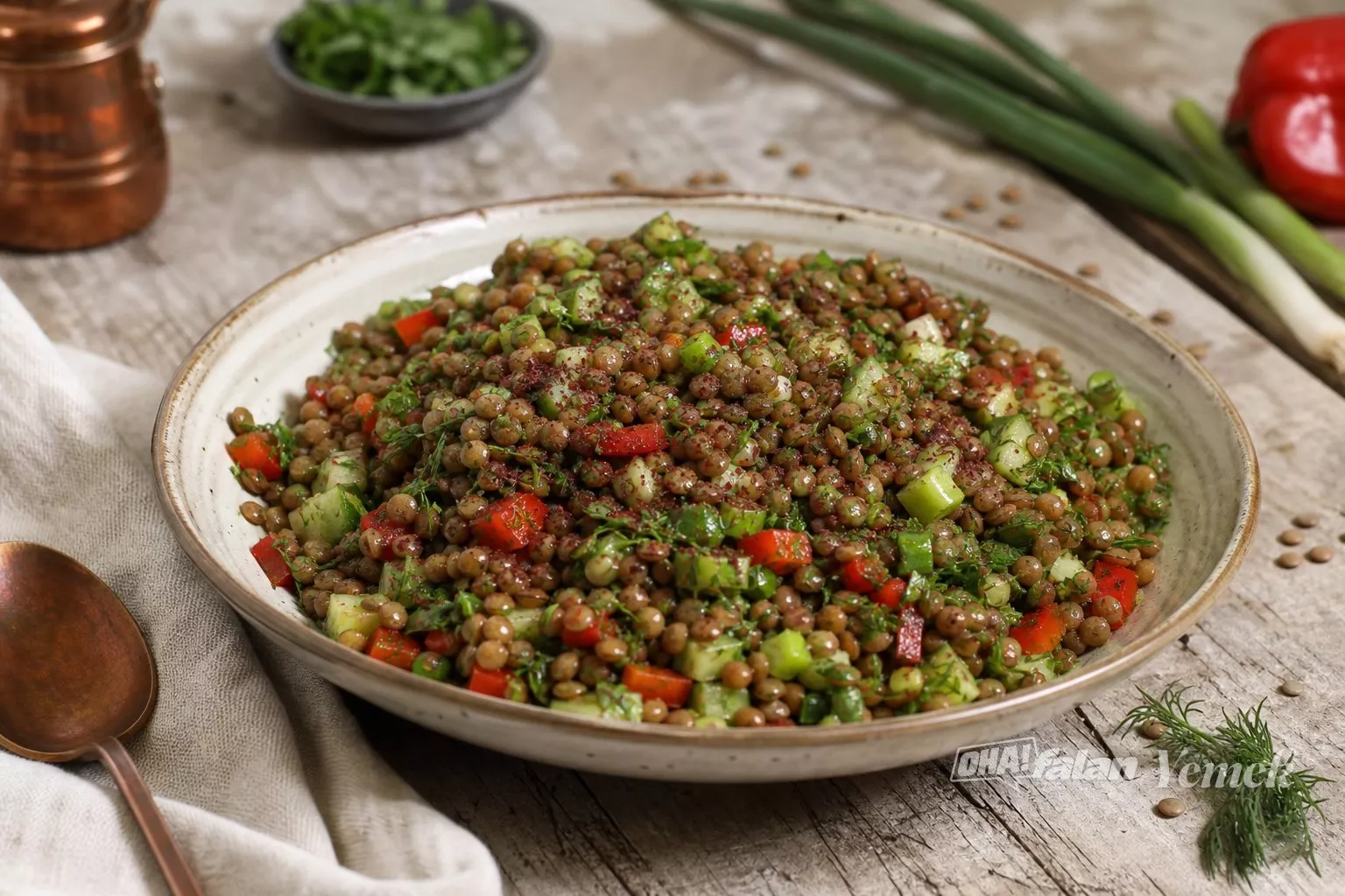 Yeşil Mercimek Salatası