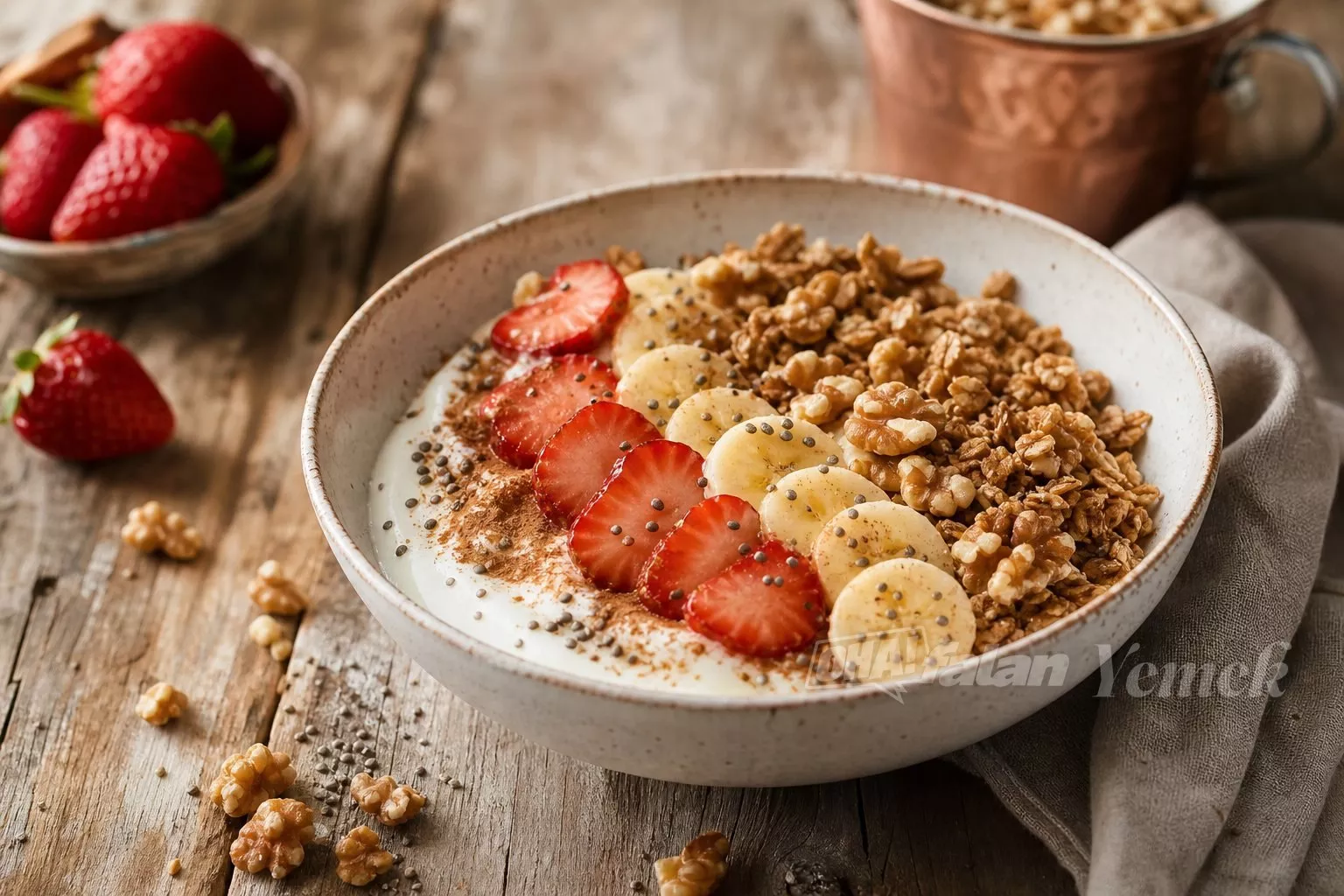 Yoğurtlu Granola Kasesi